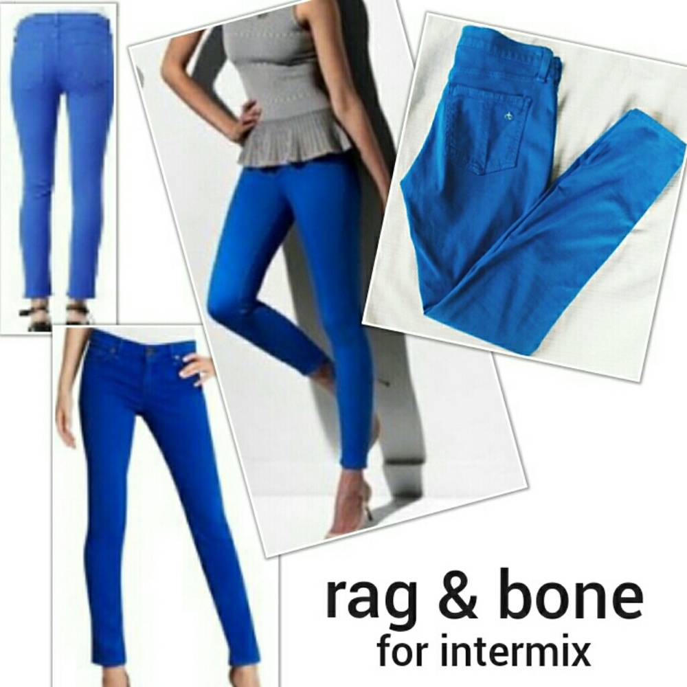 👖rag & bone Capris Liza Blue 26